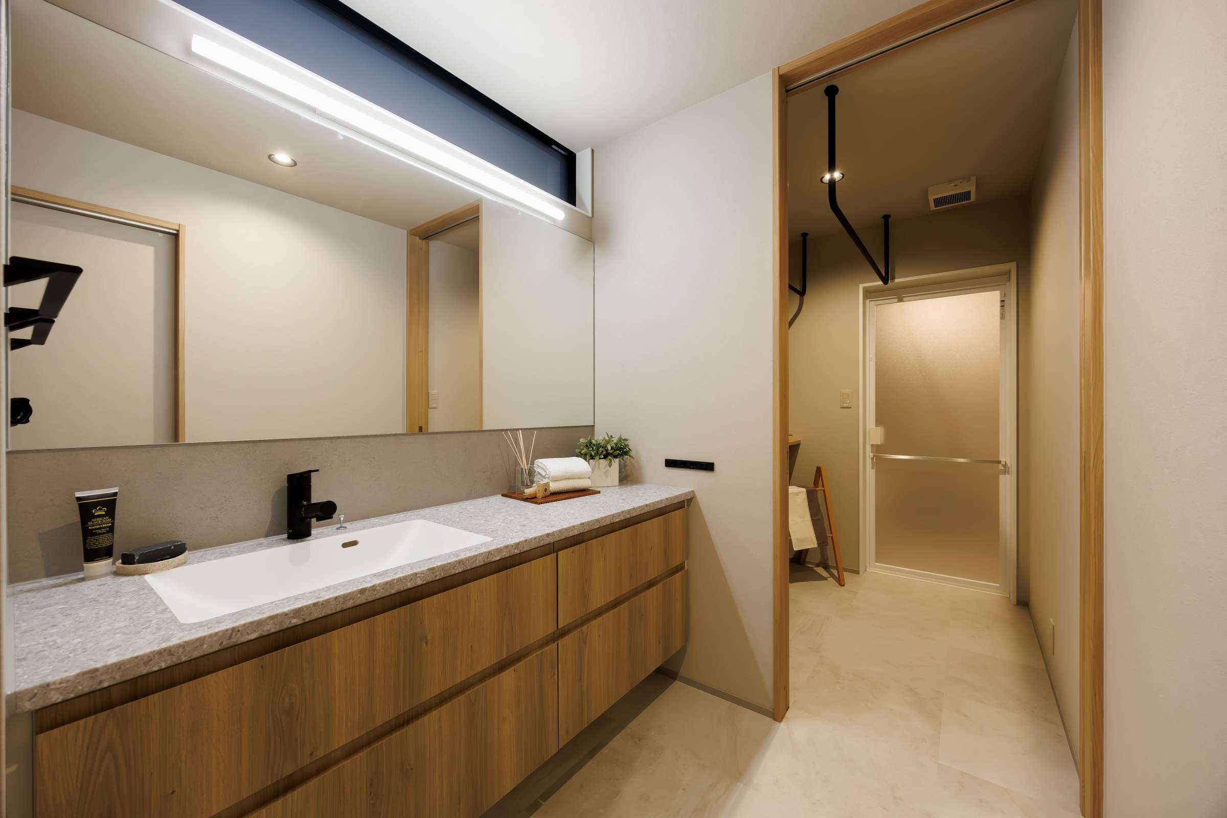 洗面所 @ 越前市　U様邸 / シェルリビング 建築実例